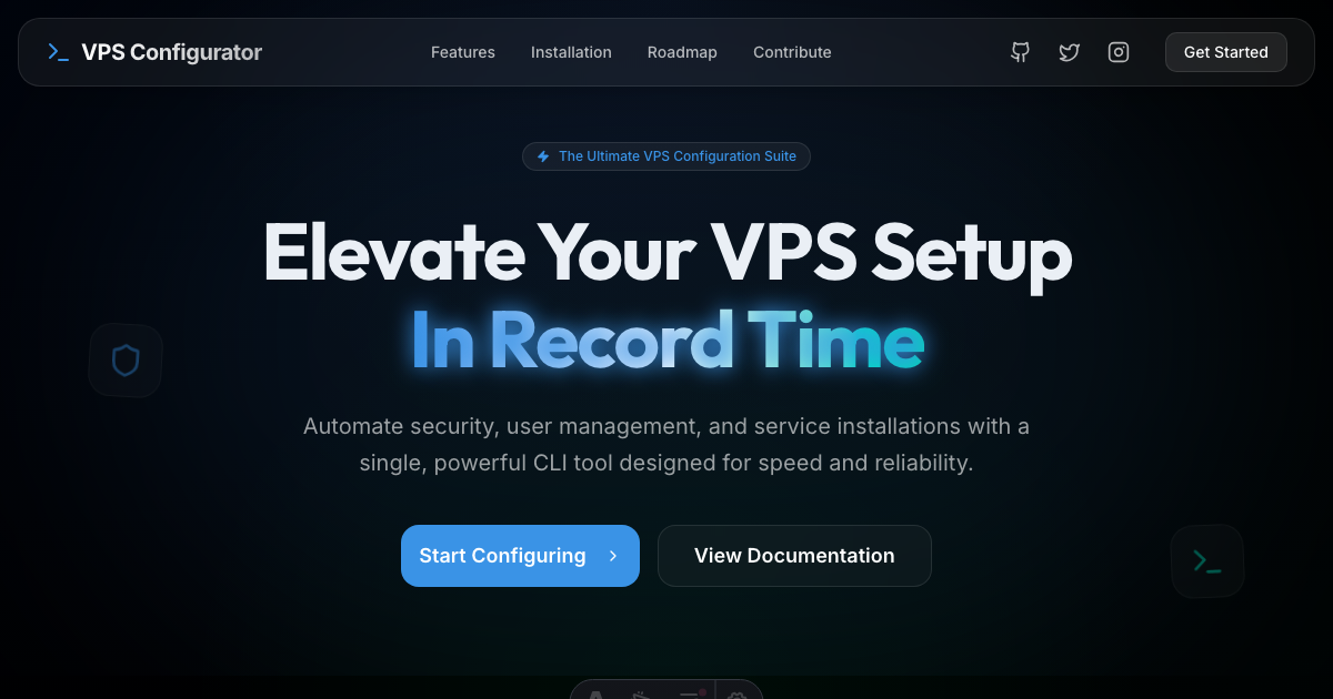 VPS Configurator | The Ultimate VPS Configuration Tool